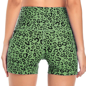 Women's Embroidered High Waist <b>Tummy</b> <b>Control</b> Biker Shorts Pockets Eco-Friendly Anti-Bacterial Breathable Fabric OEM/ODM - Product Image 5