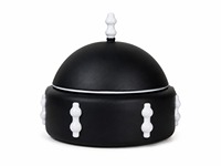 Bol de service élégant, plat de service de luxe, récipient décoratif, vaisselle de cuisine remarquable, articles de buffet décoratifs, vaisselle de dîner classique
