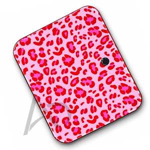 Pink Leopard Print Acrylic Eyelash <b>Tile</b> Sustainable Beauty Extension Holder Board Private label Printing - Product Image 5