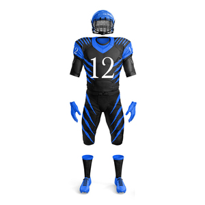 Uniforme de Fútbol Americano Personalizado con Corte Atlético Moderno e Impresión por Sublimación a Todo Color - Product Image 1