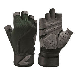 Custom Made Lightweight PU Half Finger Comfortable Fitness <b>Gloves</b> for Unisex Bodybuilders Weightlifters - Product Image 5
