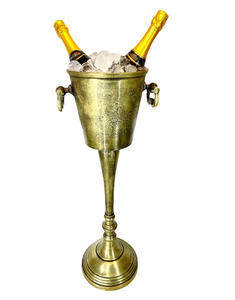 Enfriador de Vino Portátil Dorado al Mejor Precio, Enfriadores de Botellas de Cerveza Metálicos para Fiestas, con Muestra Gratis para Fiestas en Casa o al Aire Libre - Product Image 6