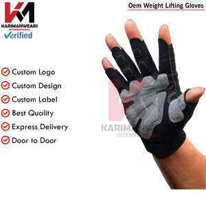 Gants de musculation en gros avec pouce en tissu éponge pour essuyer la sueur, logo personnalisé, gants d'entraînement - Product Image 4