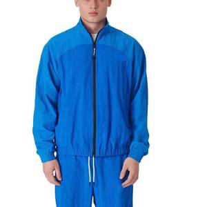 Conjunto de Chándal de Nylon con Cremallera, Estilo Vintage, Transpirable, para Hombre, Chaqueta Cortavientos y Pantalones Jogger, Diseño en Contraste, Venta al por Mayor - Product Image 6