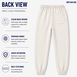 Pantalon de survêtement uni, fabricant OEM, pantalon de jogging en coton personnalisé, French Terry, marque privée - Product Image 2
