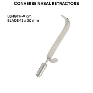 เครื่องมือผ่าตัดจมูกแบบ Converse Nasal Retractor ขนาด 9 ซม. พร้อมไฟเบอร์ออปติก สำหรับการผ่าตัดเสริมความงามจมูก - Product Image 3