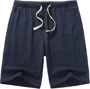 Pantalones Cortos Casuales de Algodón Ecológicos para Hombre con Cintura Elástica, Tela Ligera y Transpirable para Ropa Urbana de Verano - Product Image 3