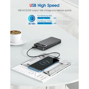 Power Bank Portatile da 12000mAh con Ricarica Rapida 22.5W, Cavi Integrati e Batteria Esterna Compatibile con Vari Dispositivi - Product Image 6