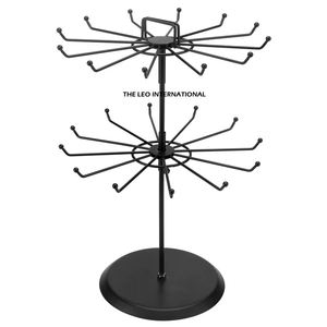 Présentoir à bijoux personnalisé, supports de présentation pour boucles d'oreilles en or, porte-bijoux en acier inoxydable, métal de luxe - Product Image 4