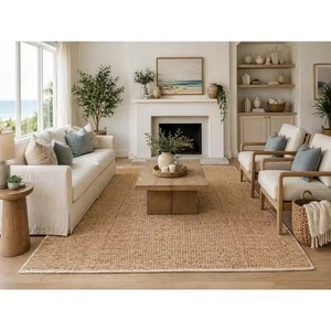 Elegant Interiors Handwoven <b>Jute</b> <b>Rug</b> Beautiful Novelties Pattern Hot Selling from Factory Direct with Excellent Woven Technique - Product Image 1