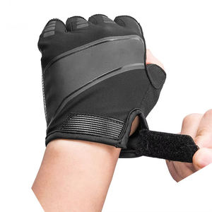 Gants de cyclisme demi-doigts en cuir personnalisés OEM, antidérapants, respirants, pour l'été et les activités sportives en extérieur, avec votre propre logo - Product Image 4