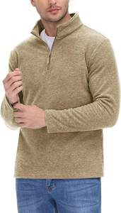 New Spring Hooded <b>Thick</b> Warm Unisex Breathable 280g 100% Cotton <b>Fleece</b> Knitted Sweaters Jumper Loose Fit Pullover - Product Image 5