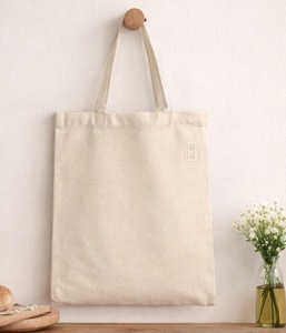 Sacs de courses en coton à poignée courte, personnalisables, écologiques, en matériau solide, prix d'usine en gros, en vente - Product Image 2