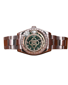 Montre en diamant moissanite sur mesure pour homme, luxe, entièrement sertie de pierres - Product Image 1