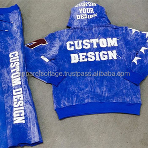 Sudadera con capucha y pantalones de chándal de algodón GSM 400 personalizada para hombre, chándales de entrenamiento de gimnasio con logotipo impreso de talla XL, chándales de entrenamiento OEM - Product Image 2