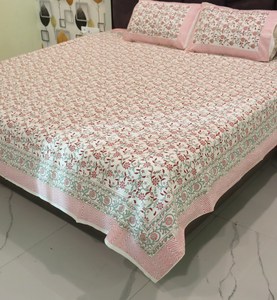 Sábana de Algodón con Estampado Artesanal, Diseño Floral Étnico Indio, para Decoración del Hogar, al Mejor Precio - Product Image 1