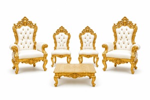 Sillas elegantes para mandap de boda estilo americano, sillas para vidhi de boda con aspecto real, sillas para mandap de boda indias a precios de mayorista para eventos en EE. UU. - Product Image 2