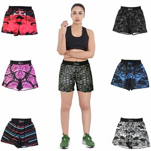 Pantalones cortos MMA para hombre, con estampado, cintura elástica, para entrenamiento en gimnasio, kickboxing, ligeros, de secado rápido, coloridos, para artes marciales mixtas. - Product Image 5