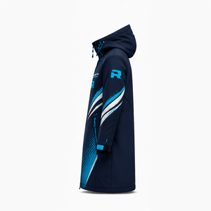 Vestes longues en textile imperméables pour l'hiver, vêtements décontractés, prix raisonnable, vestes longues en textile avec impression de logo personnalisé - Product Image 4
