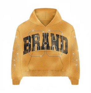 Sudadera con Capucha de Forro Polar Tejido de Poliéster/Algodón para Invierno, Diseño de Última Moda, 300 Gramos, Impermeable, Ecológica y Transpirable - Product Image 5