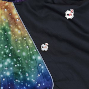 Mens Hooded <b>Racer</b> <b>Jacket</b> Galaxy Print Zipper Front Windproof Casual Autumn Wear Polyester Material with Customized Logo Design - Product Image 4