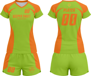Uniforme de Voleibol SpikeStorm Pro, Kit de Voleibol AeroSpike Elite, ThunderHit Premium, 100% Poliéster, Sublimado, Completo - Product Image 1