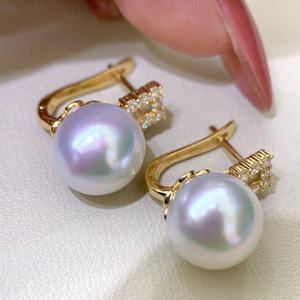 Pendientes de Perlas Edison de Agua Dulce, Versátiles, Plata S925 con Luz Intensa, Diseño Simple y Elegante - Product Image 3