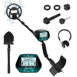 Detector de Metales Profesional, Totalmente Metálico, para Adultos y Principiantes, Bobina Impermeable de 10.04 Pulgadas, Pantalla LCD, Detector de Metales Industrial para Oro - Product Image 1