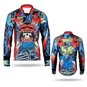 Camiseta de Paintball Personalizada para Hombre, Manga Larga, Diseño de Calavera, Impresión por Sublimación, Secado Rápido, Estilo Urbano, Talla Adulto, Ropa de Verano - Product Image 6