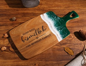 Plateau de service en bois Bismillah de qualité supérieure, idéal pour servir des desserts, des collations, des apéritifs, dans les hôtels et les restaurants. - Product Image 1