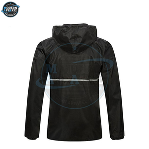 Combinaisons de pluie imperméables de sécurité avec bandes réfléchissantes haute visibilité et capuche, logo et design personnalisés, qualité supérieure, vente chaude - Product Image 3