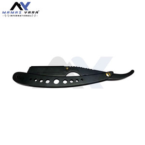 Nueva Navaja de Afeitar Profesional Plegable de Acero Inoxidable con Diseño Ergonómico, Navaja Manual Shaivite con Cuchilla Única - Product Image 5