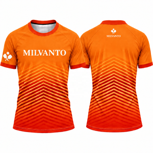 Camiseta de Pickleball Personalizada Azul Cielo para Hombre y Mujer, Camiseta de Pickleball para Deportes de Raqueta, Sublimación, Fabricante de Ropa Deportiva para Equipos de Pickleball - Product Image 5