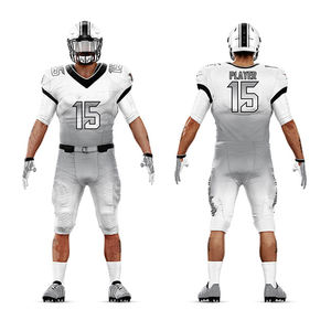 Uniformes de Fútbol Americano Unisex al por Mayor, Conjuntos Cortos Personalizados con Sublimación, Transpirables, MOQ Bajo, 100% Poliéster, Tallas Grandes - Product Image 6