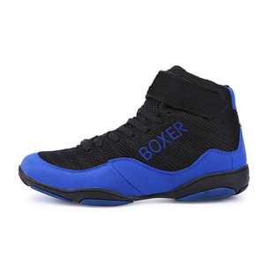 รองเท้าชกมวย ZYDAR SPORTS รุ่น ZS-AI-BS-009 แบบผูกเชือก ดีไซน์ยืดหยุ่น ทนทาน น้ำหนักเบา เหมาะสำหรับการฝึกซ้อม - Product Image 4