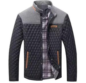 Blouson bomber en coton pour homme, taille européenne, style streetwear décontracté, coupe-vent, épaissi, pour sports de plein air, automne - Product Image 1