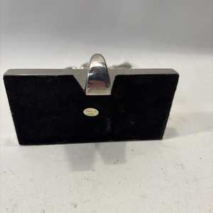 Silver Metal Christmas Angel <b>Stocking</b> <b>Holder</b> Beautiful Cottage feltsocks - Product Image 2