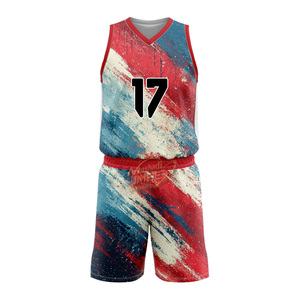 Maßgeschneidertes Unisex Basketball-Team-Uniform-Set Bedruckte Leistungskleidung mit Wärmeübertragungstechnologie Spieler-Ausrüstung Tarnmuster Vorderseite - Product Image 3
