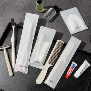 Custom Eco-friendly Product Hygiene Hotel Supplies Soft Plastic Dental <strong>Kit</strong> for Hotel Toiletry <strong>Set</strong> Hotel Amenities <strong>Set</strong> With Logo - Product Image 1