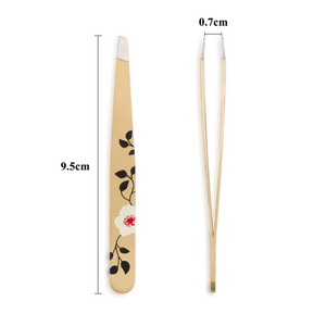 1 Pinza para Cejas Profesional de Acero Inoxidable Antiestática con Punta Plana, Herramienta de Maquillaje para Depilación, Pinza para Uñas y Vello 2026 - Product Image 2