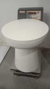 Handmade Modern White Ceramic <b>Stool</b> Glossy Finish Drum Accent Side Table Indoor Outdoor <b>Garden</b> Plant Stand Furniture - Product Image 3