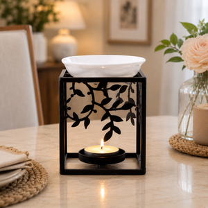 Quemador de aceite de madera y cerámica de moda |   Quemador de Incienso Bakhoor Hecho a Mano para Ramadán y Eid, Decoración para el Hogar, Regalo, Accesorios - Product Image 1
