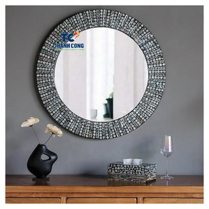 Fabricant direct Miroir en nacre Miroir mural décoratif de qualité supérieure Miroir en nacre Vente en gros Vietnam - Product Image 1
