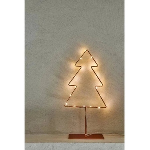 Elegant design Metal Christmas tree with <b>lights</b> tabletop Christmas decor <b>led</b> lit <b>wire</b> tree modern holiday centerpiece - Product Image 4