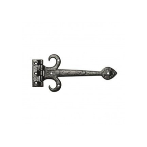 Antique Cast Iron <b>Dummy</b> Hinge Strap For Barn Doors Heavy Duty Decorative Faux T-Hinge Fronts Vintage Garage and Gate Hardware - Product Image 5