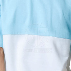 เสื้อยืดโอเวอร์ไซส์ผู้ชายใส่สบาย โครงสร้างน้ำหนักเบา ดีไซน์ลำลองทันสมัย เสื้อยืดโอเวอร์ไซส์ - Product Image 6