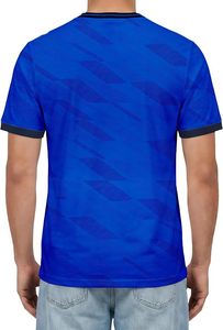 เสื้ออเมริกันฟุตบอลแบบกำหนดเอง โพลีเอสเตอร์ 100% พิมพ์โลโก้ด้านหน้า คุณภาพพรีเมียม แบบซับลิเมชั่น แขนสั้น ไซส์ XXL - Product Image 6