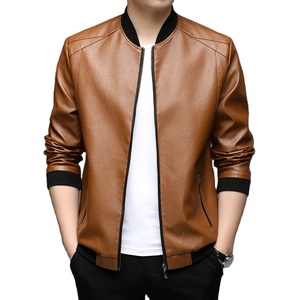 Nouvelle veste en cuir de haute qualité moto hommes manteaux vêtements pour hommes 2024 vente en gros - Product Image 1