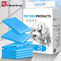 YHC Mini Einweg Welpen training Windel PE Papier Material Benutzer definiert SAP 60*60 Wee Pads Hund Katze Töpfchen Urin Absorption