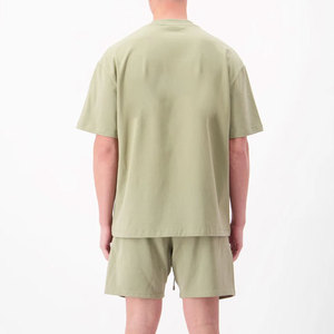 Ensemble deux pièces en polyester/coton éponge pour hommes, personnalisable avec logo, manches courtes, meilleure qualité, vente chaude, design formel, vente en gros - Product Image 6
